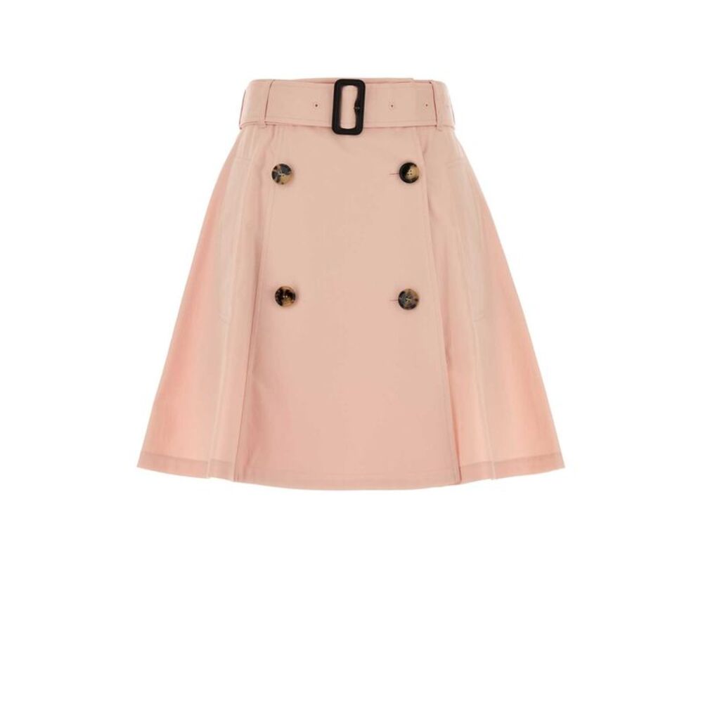 Burberry Women Pink Cotton Skirt